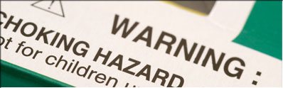 hazard warning label