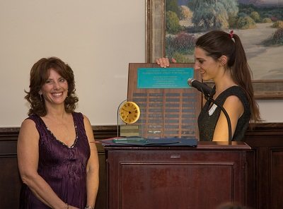 Renée Nordstrand receiving Attorney of the Year Award